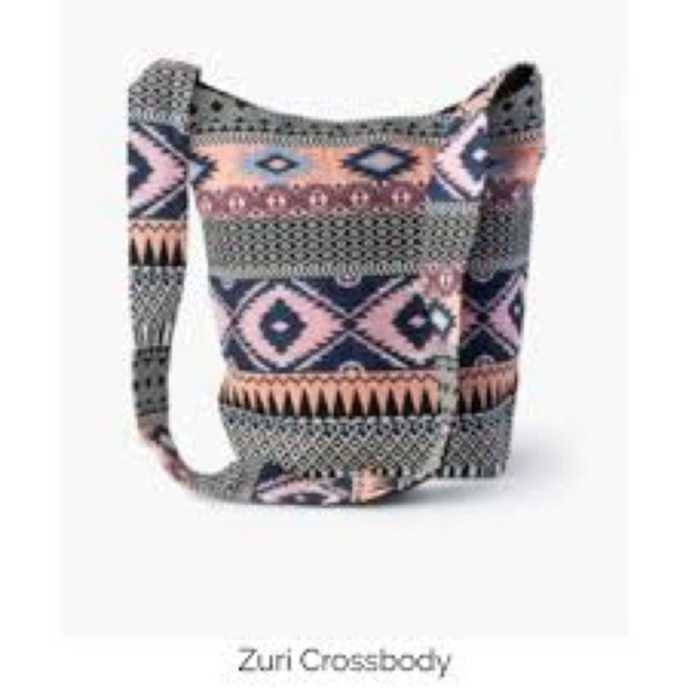 Bohemian Crossbody Bag by Trades of Hope - Zuri Crossbody in Pink Black